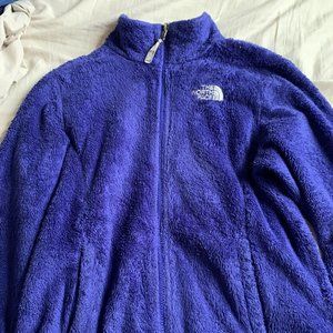 Blue Northface jacket.